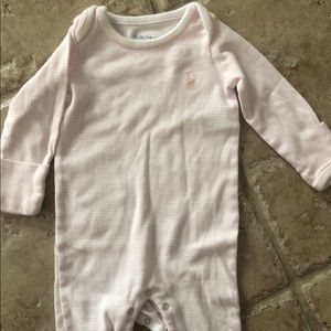 Infant Girl Pink Ralph Lauren one-piece 3 mo